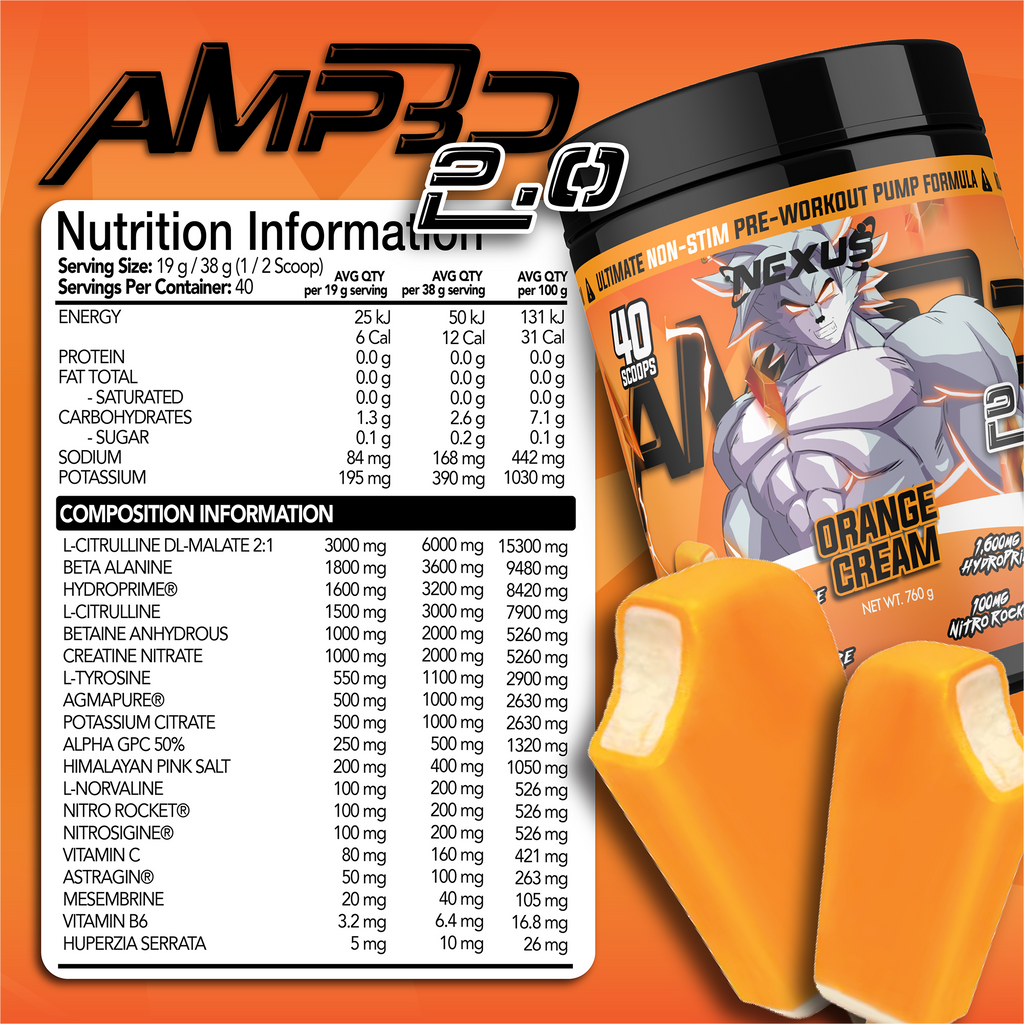 Nexus AMP3D 2.0 Non Stim Preworkout