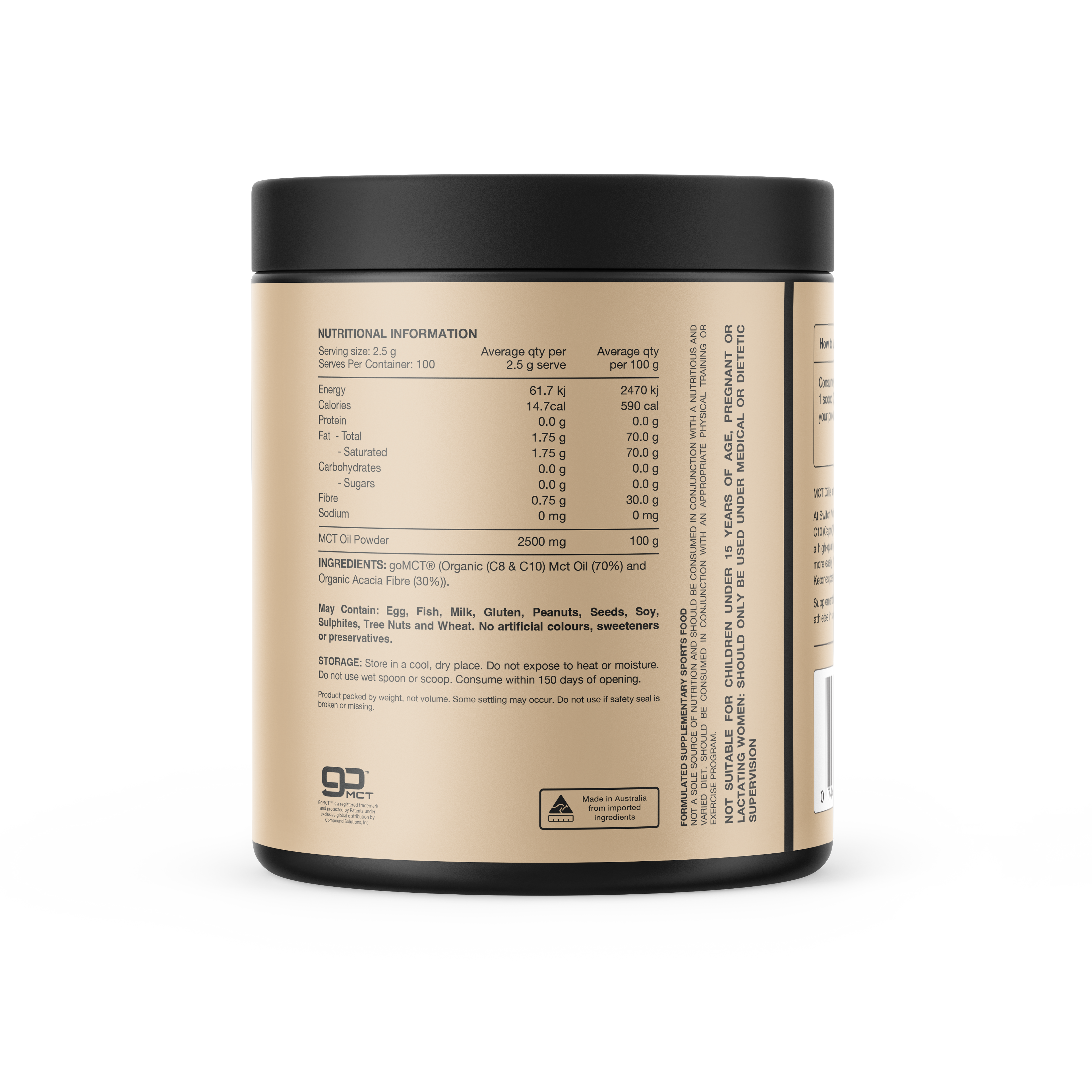 Switch Essentials MCT Oil Powder