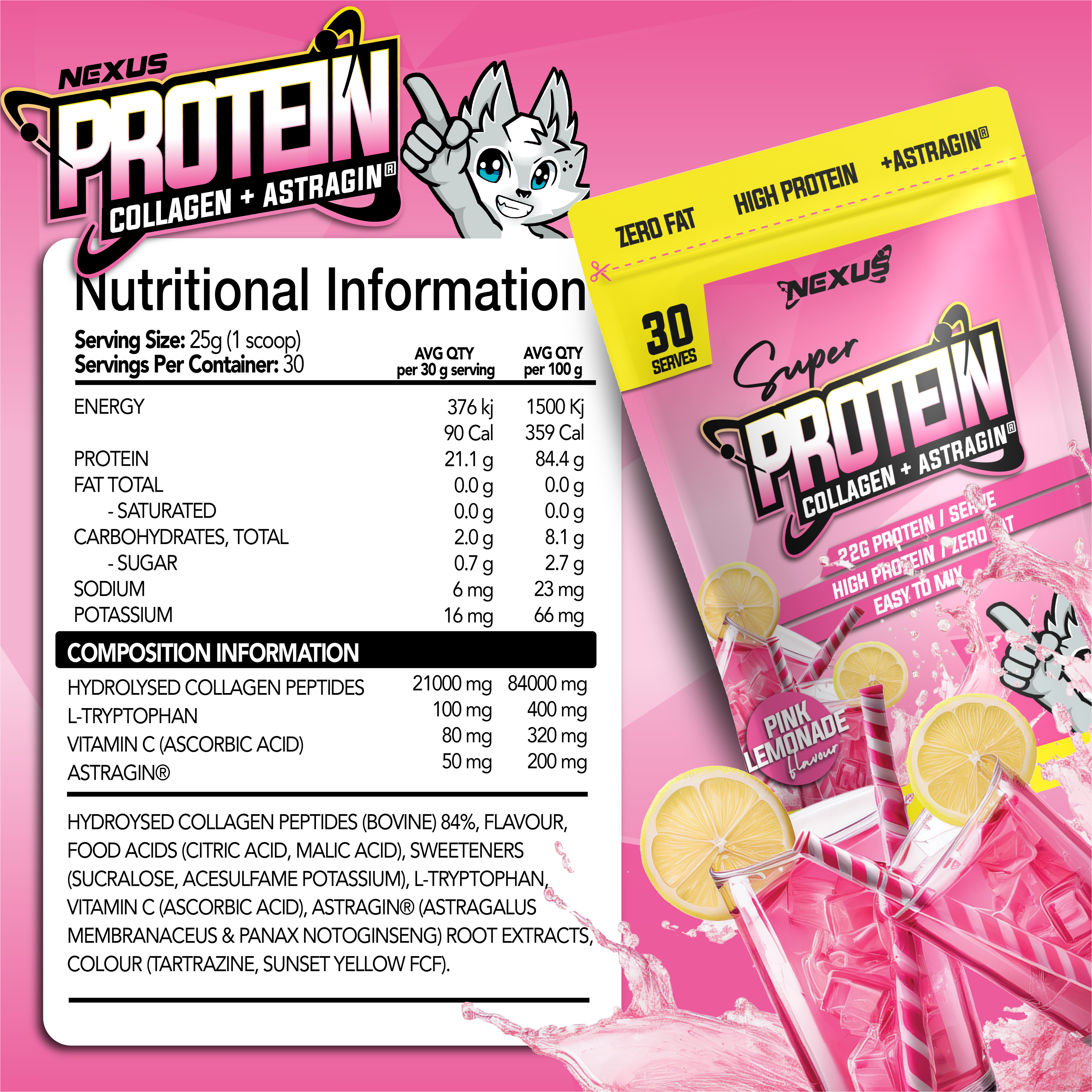 Nexus Super Protein Water