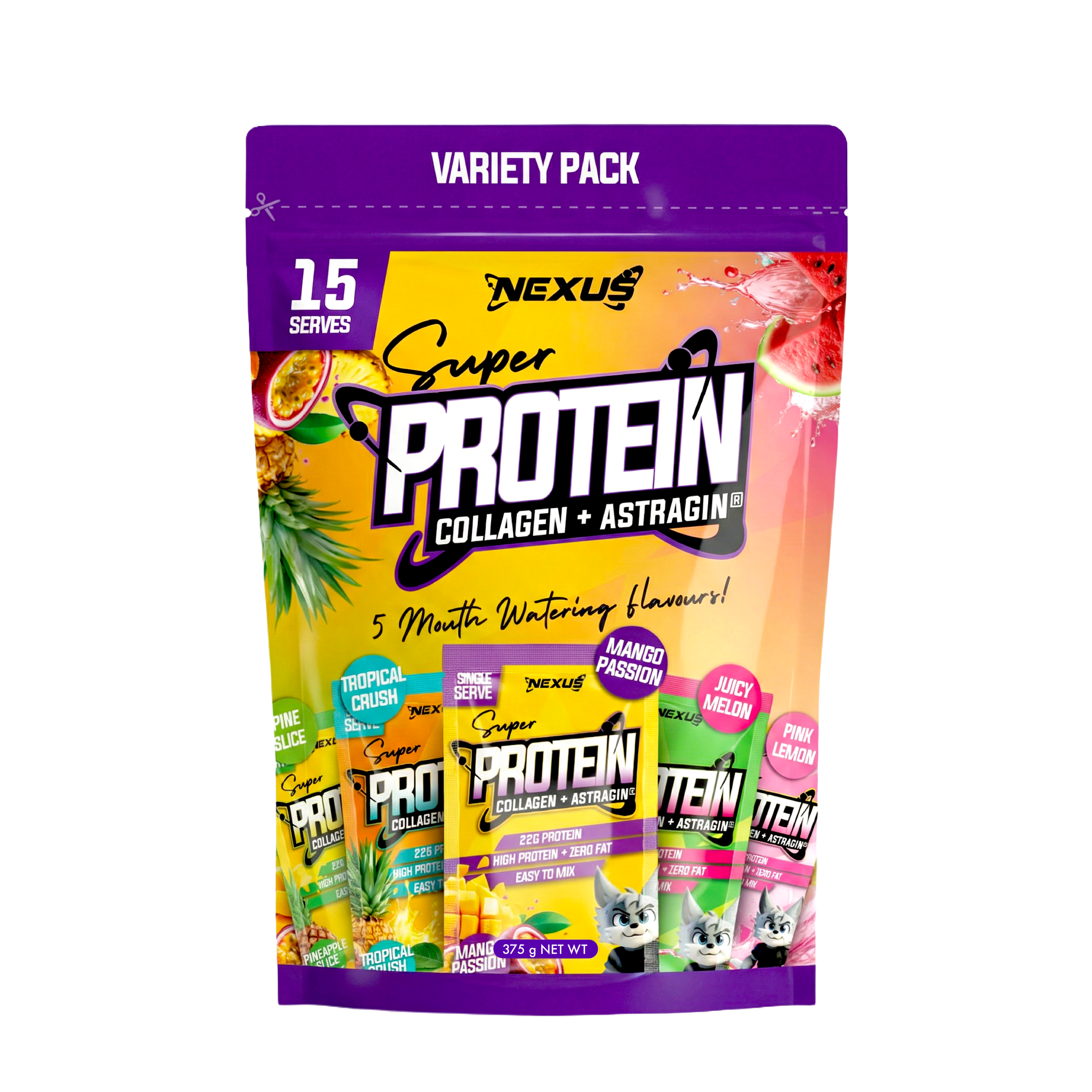 Nexus Super Protein Water Variety Pack