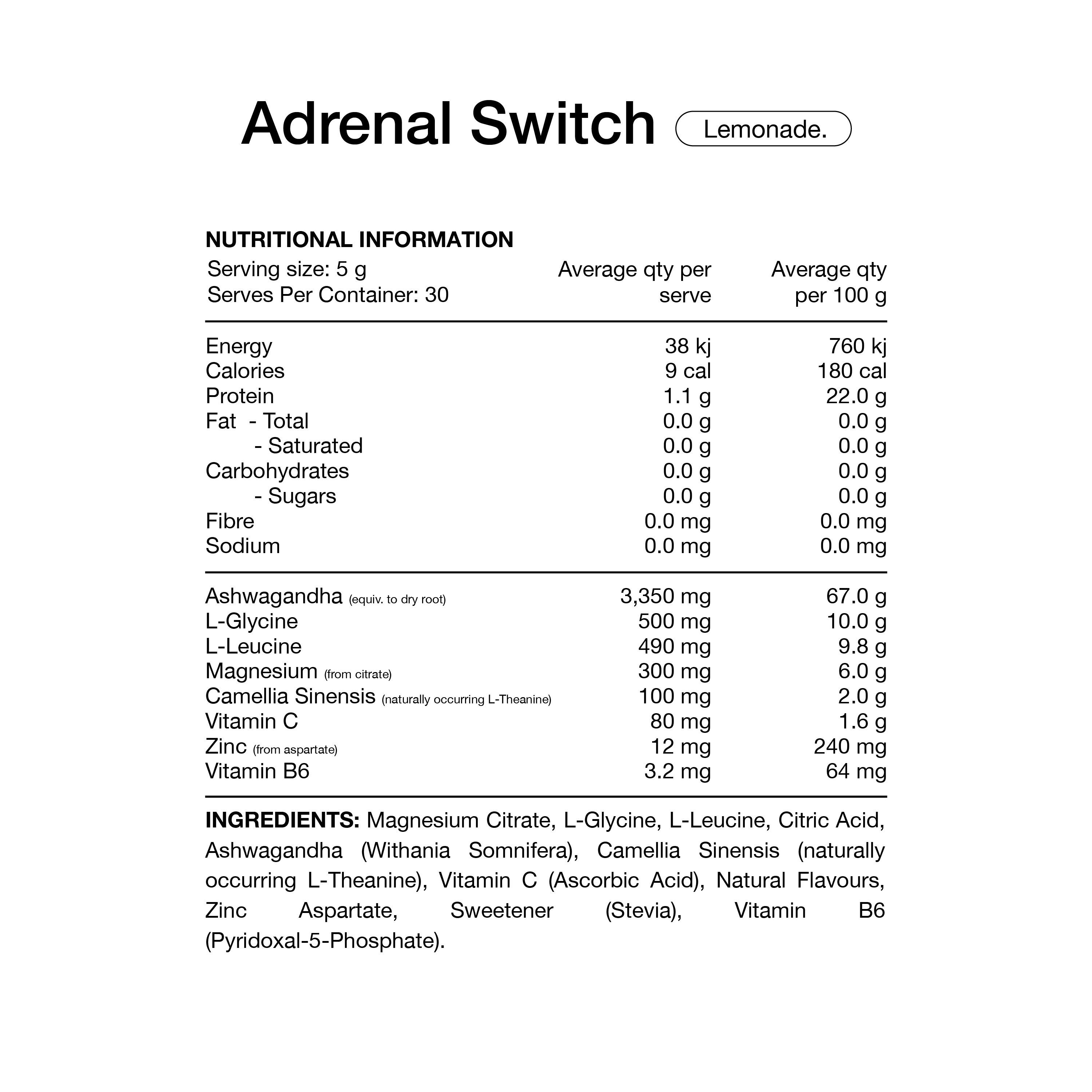 Adrenal Switch