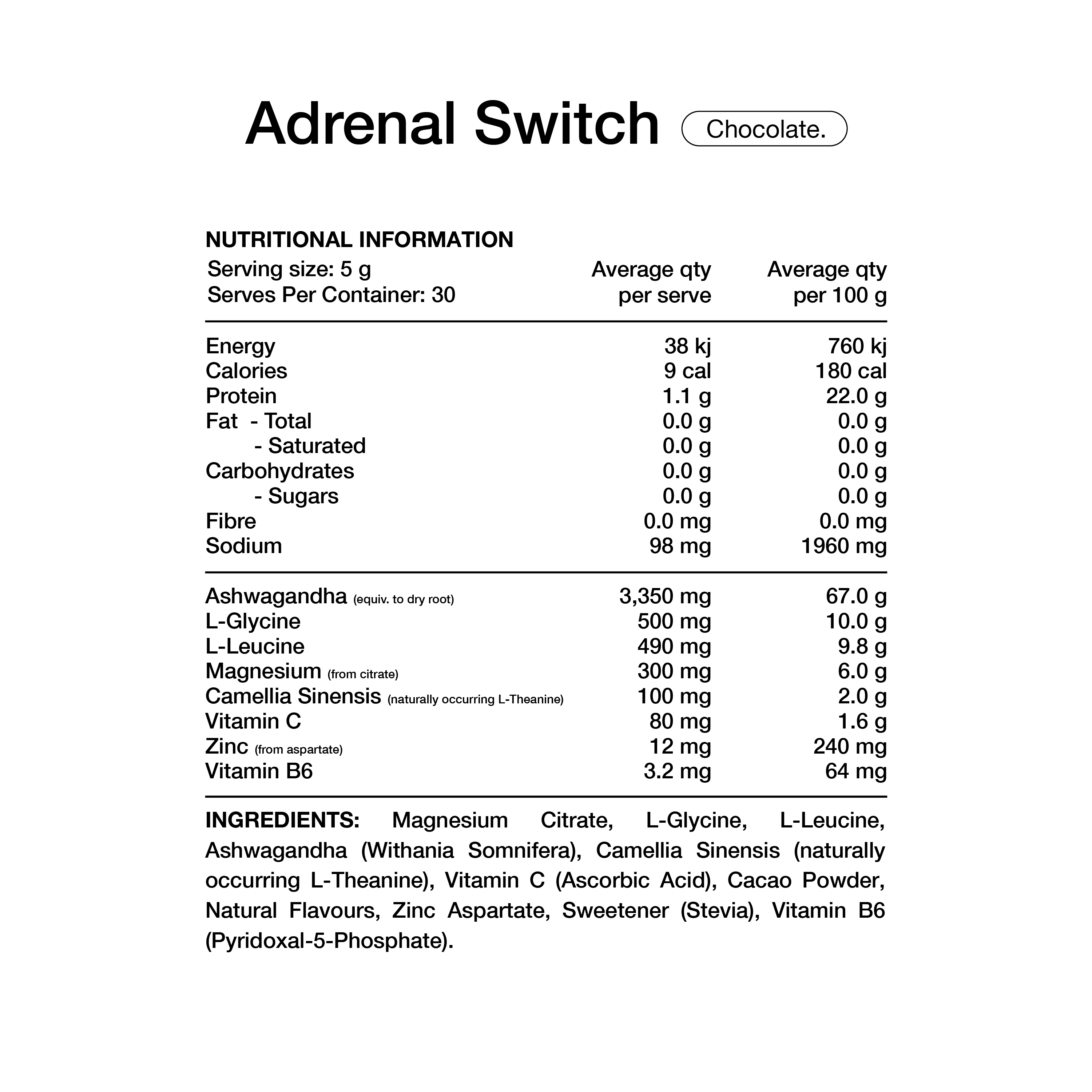 Adrenal Switch