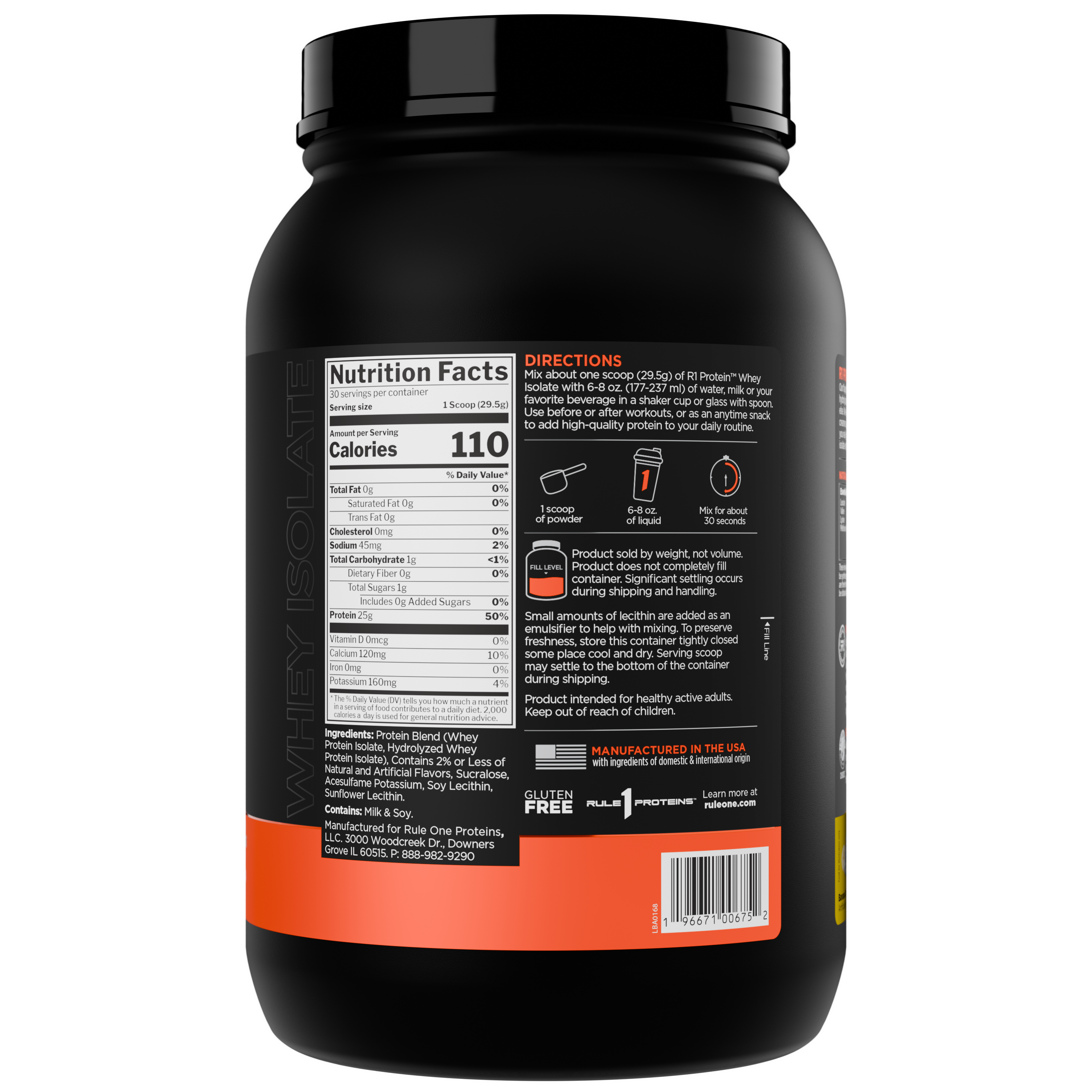 Rule 1 Whey Protein Isolate