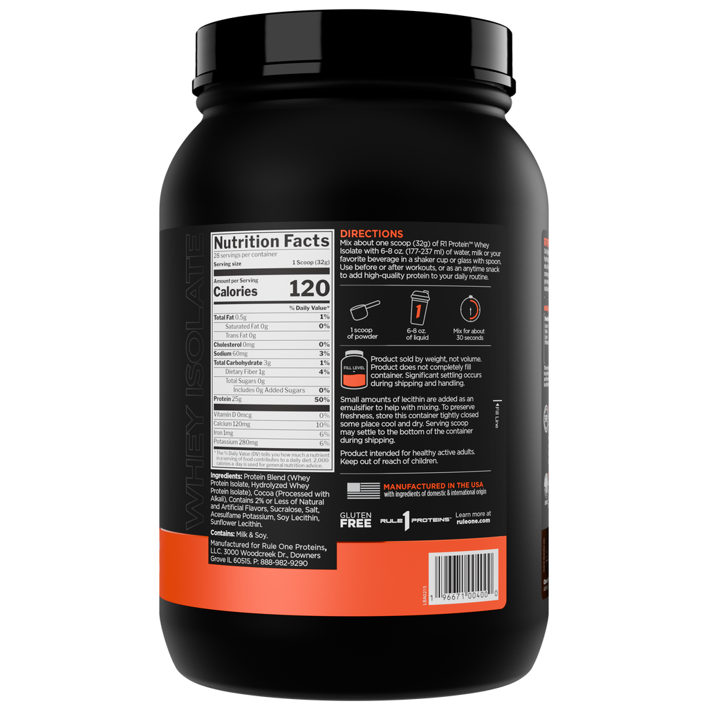 Rule 1 Whey Protein Isolate