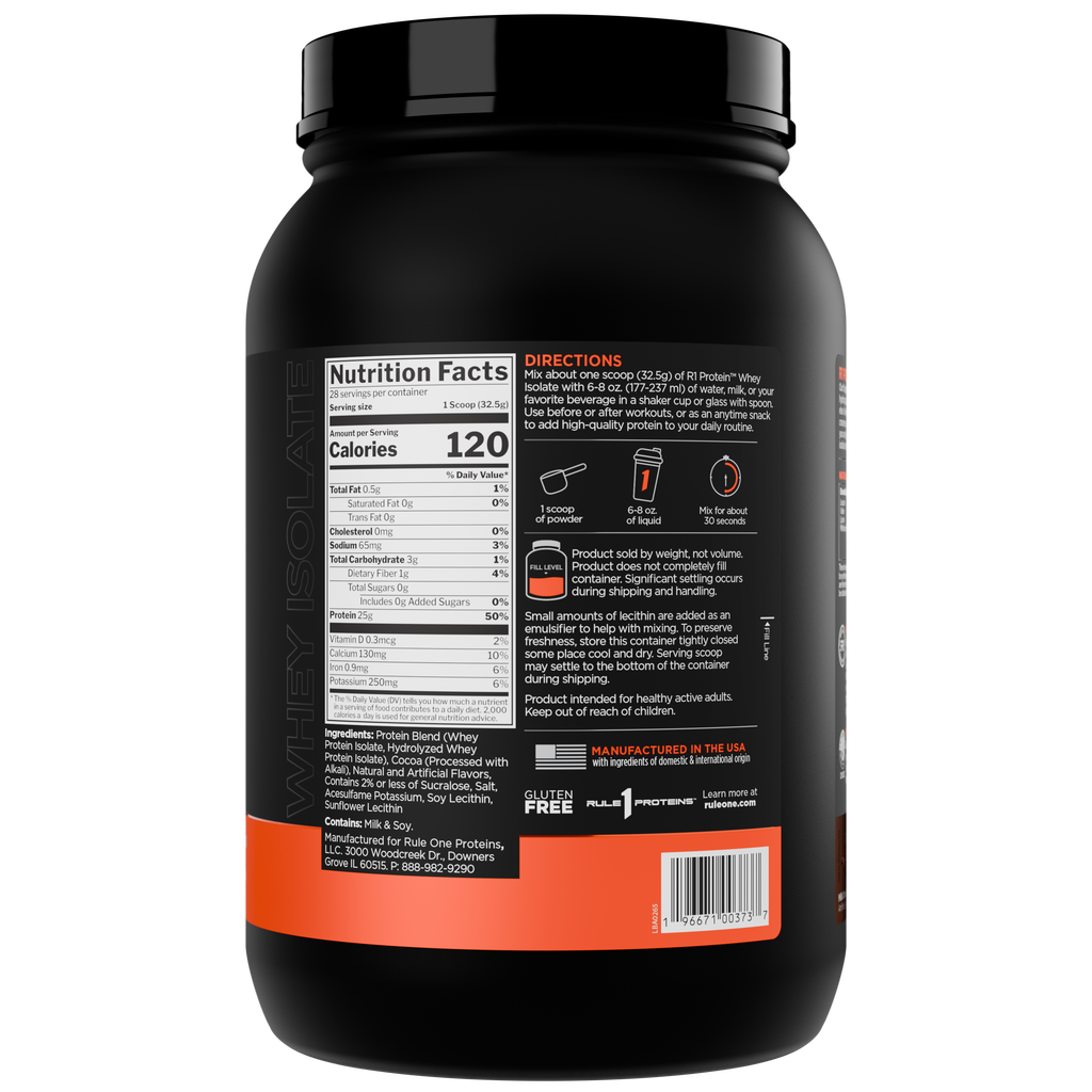Rule 1 Whey Protein Isolate